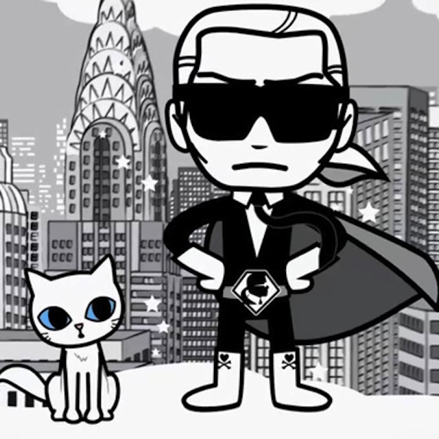 tokidoki Karl Lagerfeld Illustration - Studio Karma - Graphic designer - Houston Humble Texas