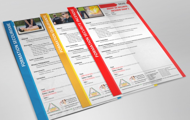 Ofpa Déclinaison Devis Formation - Studio Karma - Graphic designer - Houston Humble Texas
