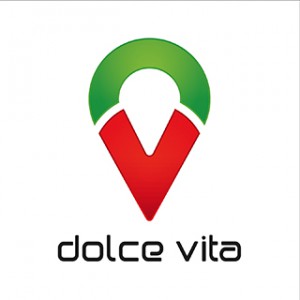 Logo Restaurant Dolce Vita - Studio Karma - Graphic designer - Houston Humble Texas