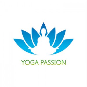 Création Logo Yoga Passion Cours de Yoga - Studio Karma - Graphic designer - Houston Humble Texas