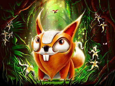 Cute Funy character Inkration - Studio Karma - Graphic designer - Houston Humble Texas