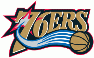 Logo 76ers philadelphia - Sixers - 1997:2009 - Studio Karma - Graphic designer - Houston Humble Texas