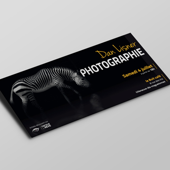 Vignette Dan Lisner Photographie Flyer DL 21x10 - Studio Karma - Graphic designer - Houston Humble Texas