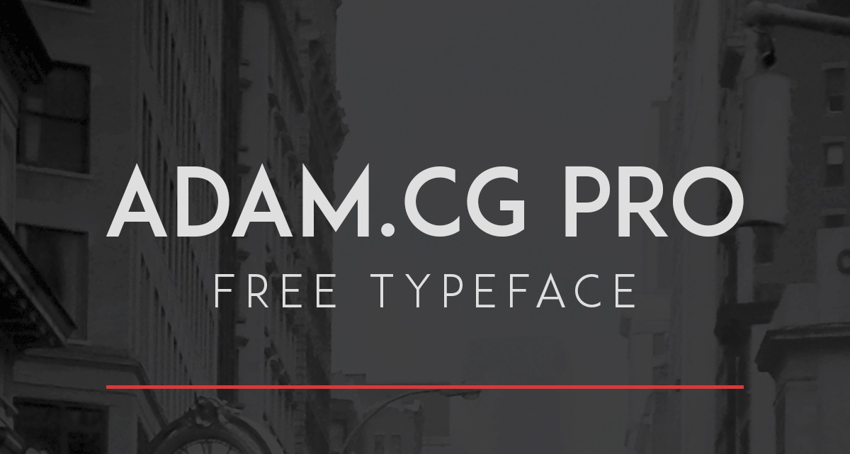 ADAM.CG PRO par Shrenik Ganatra - Free Font - Police Gratuite - Studio Karma - Graphic designer - Houston Humble Texas