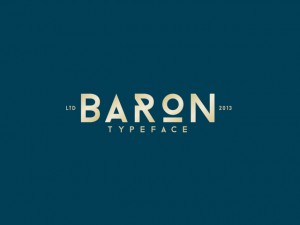 Typo Baron par Frank Hemmekam - Free Font - Police Gratuite - Studio Karma - Graphic designer - Houston Humble Texas