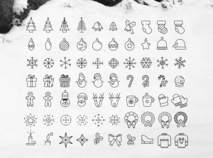Pack Gratuit icônes Noël Free Christmas Icons - 5 - Studio Karma - Graphic designer - Houston Humble Texas