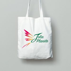 Creation Sac Logo Jolie Planete - Studio Karma - Graphic designer - Houston Humble Texas