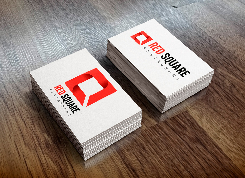 Presentation-Business-Card-Design-Red-Square-Restaurant-Studio-Karma-Graphic-Designer-France