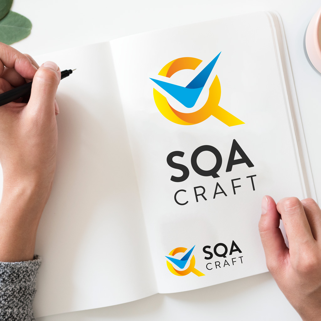 Notebook-Logo-SQA-Craft-Software-Quality-Assurance-Villefranche-69 - Studio Karma - Graphic designer - Houston Humble Texas