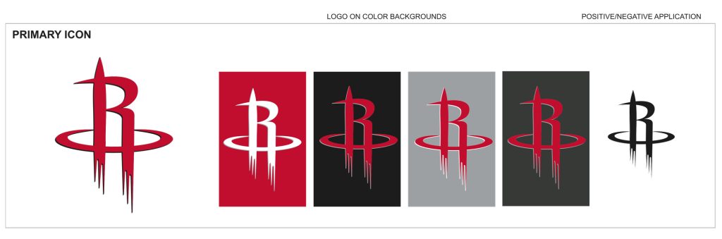 Logo Houston rockets primary logo Brand Guide