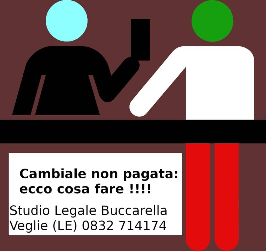 cambiale non pagata