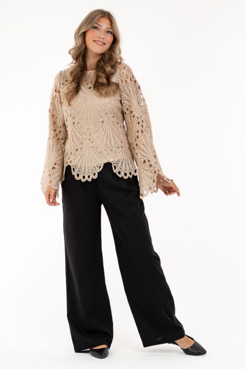 Esme Lace Blouse Sahara Sand - Bild 3
