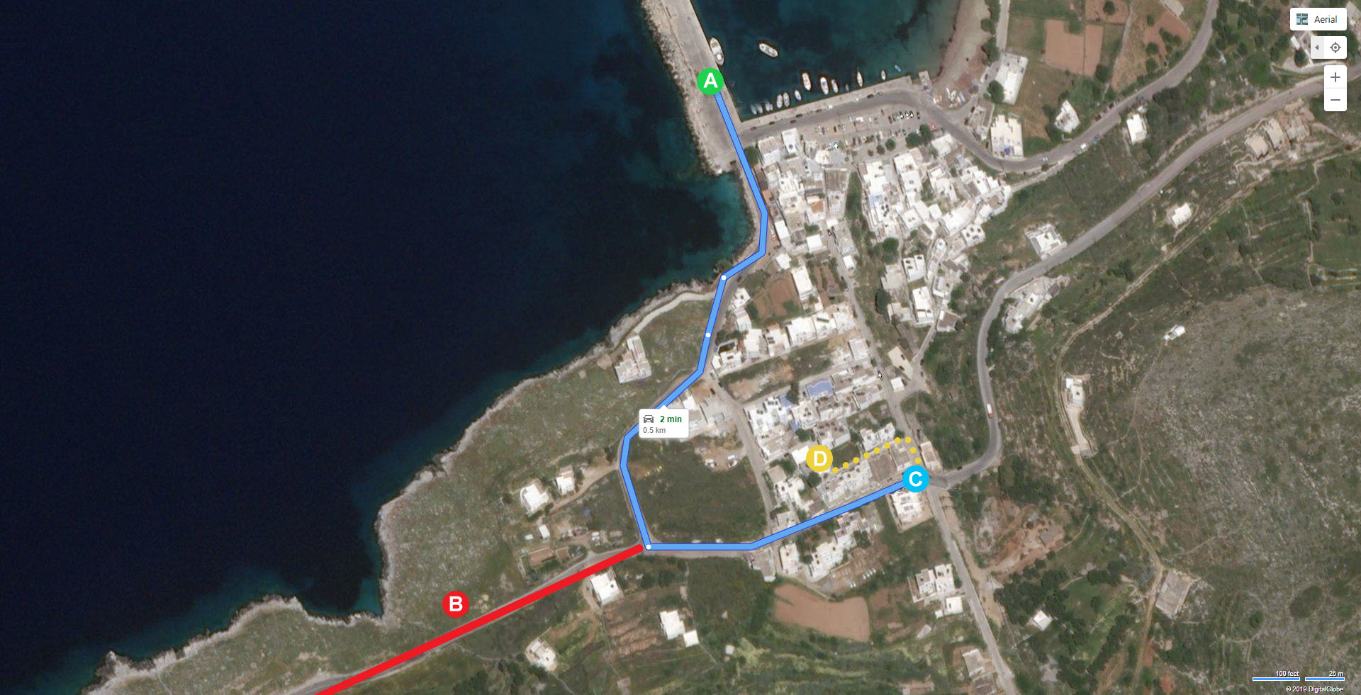 Drive to Studios Akrogiali Aegiali Amorgos