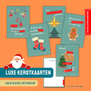 Nieuw: Kerstkaarten met Spreekwoorden – nu te bestellen! 🎄