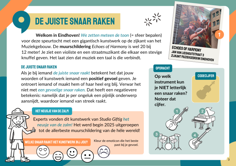 Voorbeeldpagina Eindhoven - Spreekwoorden in de stad junior