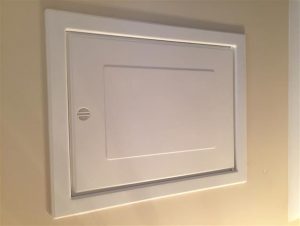 White Loft Hatch Installation