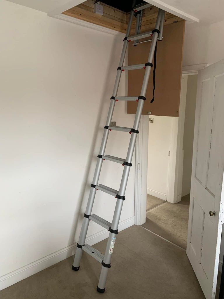 Telescopic loft ladders mean easy loft access whatever the space in