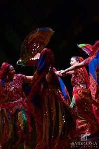 Gujarati Folk with Umbrella