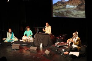 Stuti Aga dance performance with manish Vyas and Band at Choessi Theater Lichtensteig,Switzerland