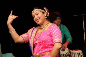 Stuti Aga dance performance with manish Vyas and Band at Choessi Theater Lichtensteig,Switzerland