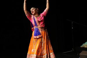 Stuti Aga dance performance with manish Vyas and Band at Choessi Theater Lichtensteig,Switzerland