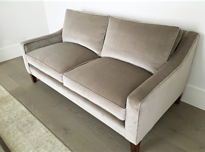 Contemporary two seater sofa