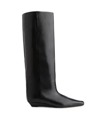 Arket - Wide-Shaft Wedge Boots