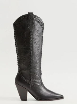 Mango - High Whip Stitch Boots