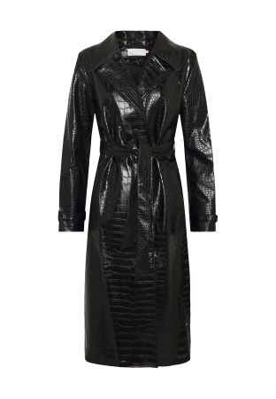 NLY BY NELLY - Croco Trenchcoat