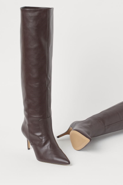 H&M - Knee High Burgandy Boots