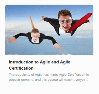 COURSE Introduction to Agile and Agile Certification by SuccessLearner