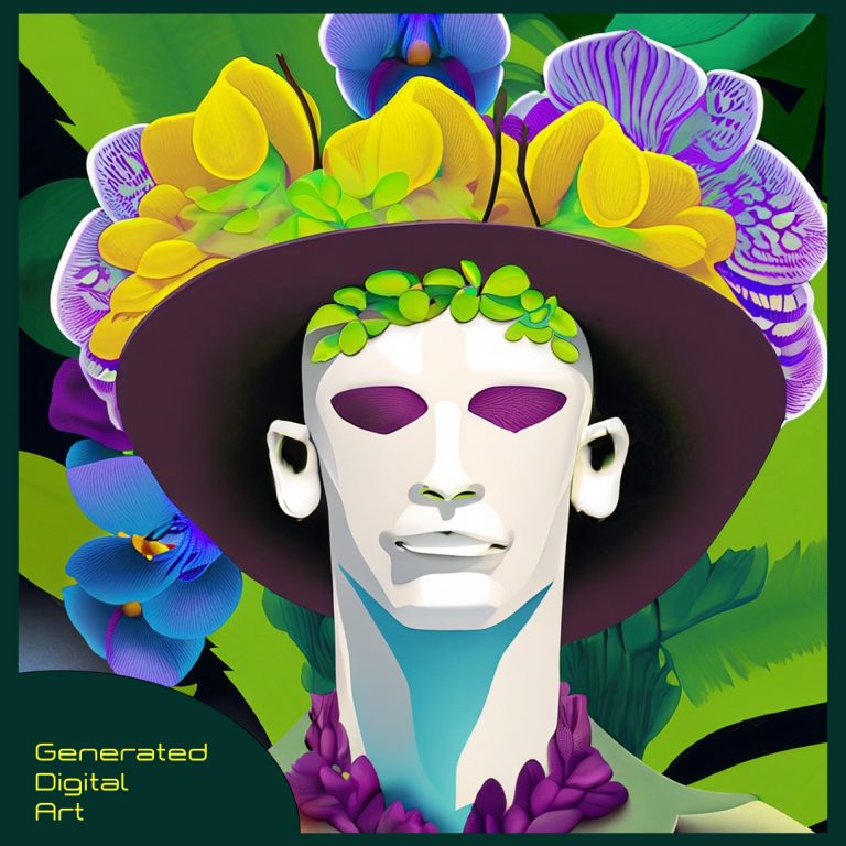 Man hat - Colorful Orchids2