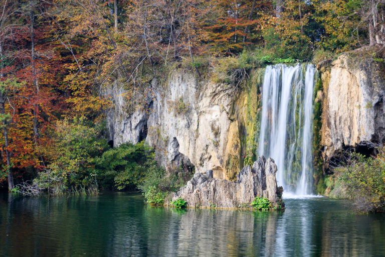 Plitvici Nationalpark i Kroatien