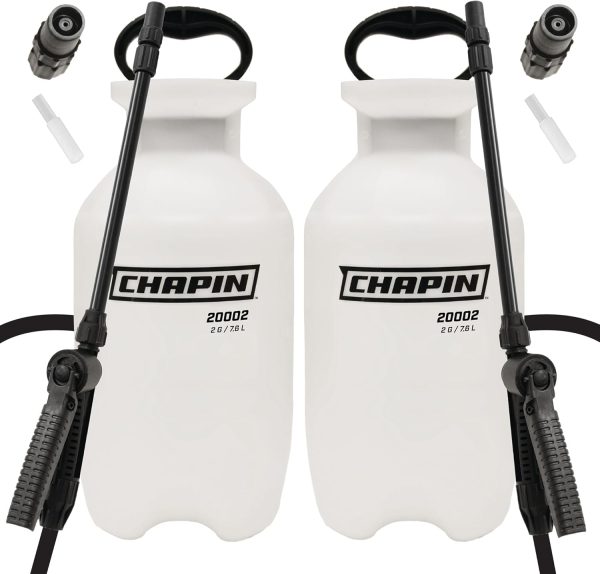 Chapin 20002 Made in USA 2 -Gallon Lawn and Garden Pump Pressured Sprayer, for Spraying Plants, Garden Watering, Lawns, Weeds and Pests, Translucent White - Image 16