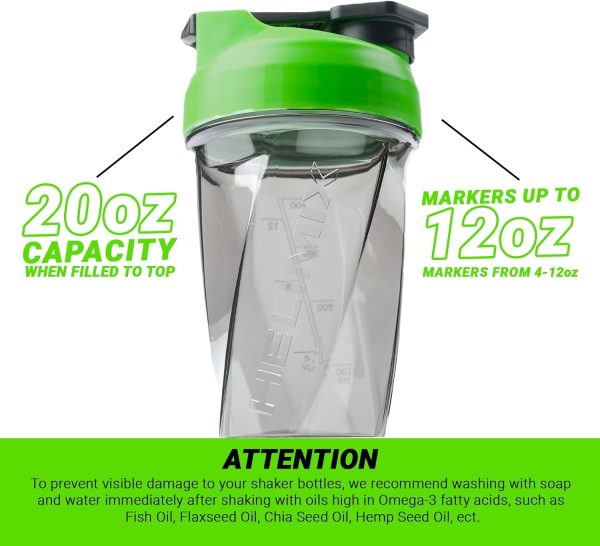 HELIMIX 2.0 Vortex Blender Shaker Bottle Holds upto 28oz | No Blending Ball or Whisk | USA Made | Portable Pre Workout Whey Protein Drink Cup | Mixes Cocktails Smoothies Shakes | Top Rack Safe - Image 42