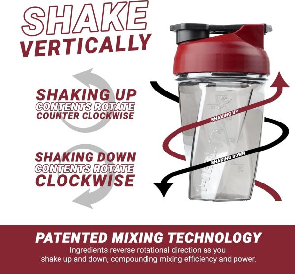 HELIMIX 2.0 Vortex Blender Shaker Bottle Holds upto 28oz | No Blending Ball or Whisk | USA Made | Portable Pre Workout Whey Protein Drink Cup | Mixes Cocktails Smoothies Shakes | Top Rack Safe - Image 115