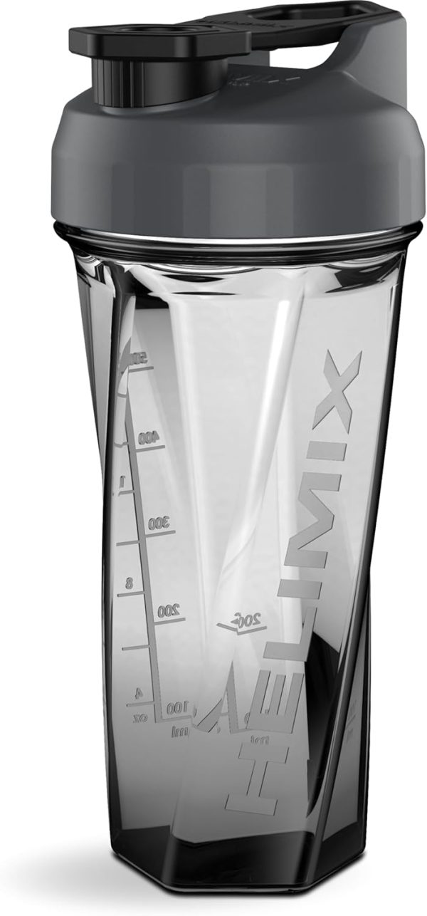 HELIMIX 2.0 Vortex Blender Shaker Bottle Holds upto 28oz | No Blending Ball or Whisk | USA Made | Portable Pre Workout Whey Protein Drink Cup | Mixes Cocktails Smoothies Shakes | Top Rack Safe - Image 274