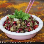 Kala chana, alu chaat l Black chickpeas and potato chaat