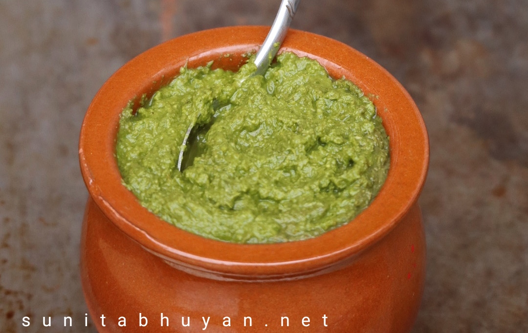 Mint - coriander chutney