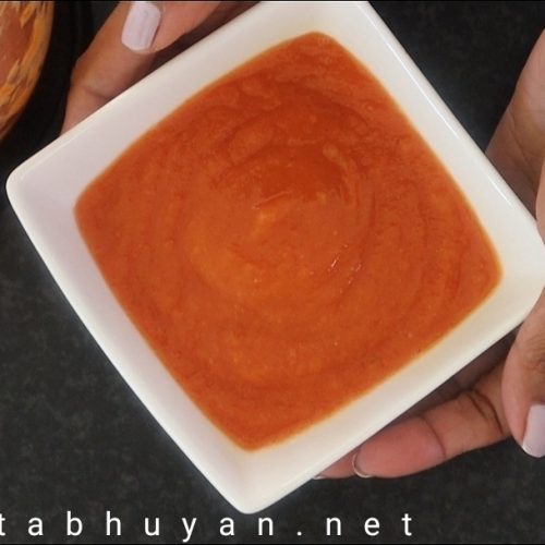 Roasted tomato and garlic dip