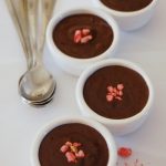 Mini chocolate mousse pots