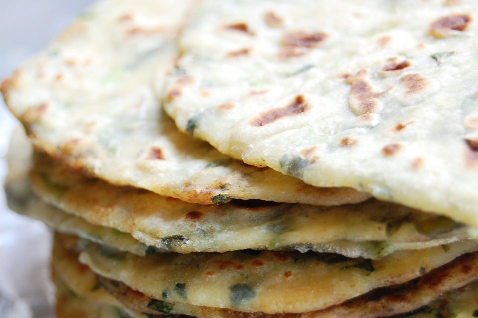 Aloo-methi-cream cheese parathas