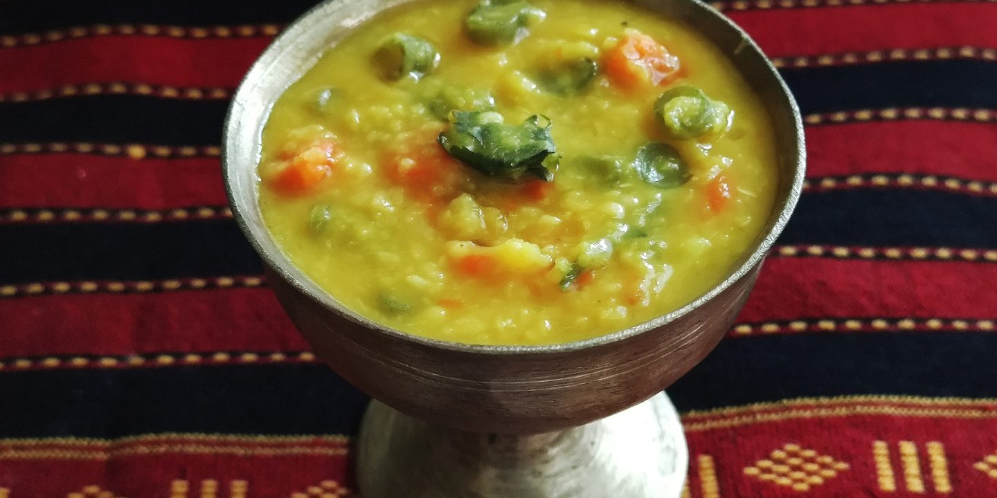 Vegetable mung dal l One pot recipe