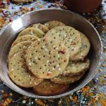 Baked mathri l Spiced and herbed Indian snack