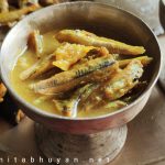 Xoru maas diya adar jool l Small fish in ginger gravy