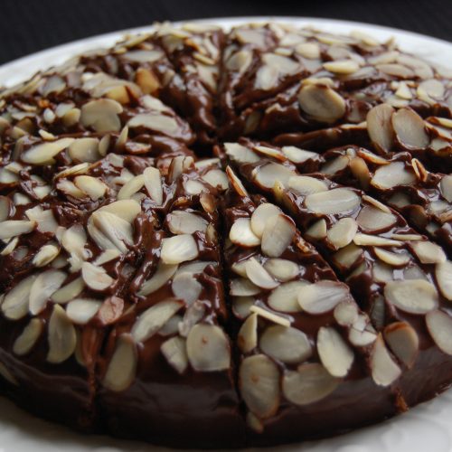 Chocolate Banana Almond Cake