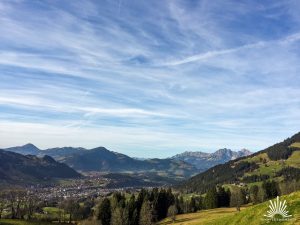 Ausblick auf das Bergpanorama