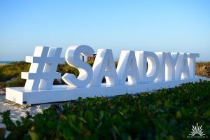 Hashtag Saadiyat in Abu Dhabi Beachclub