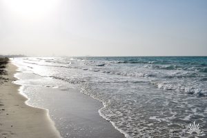 offenes Meer auf Saadiyat Island