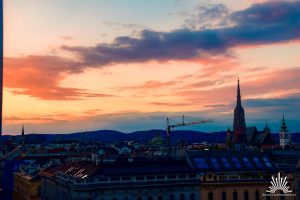 Sonnenuntergang Amtosphere Rooftop Bar